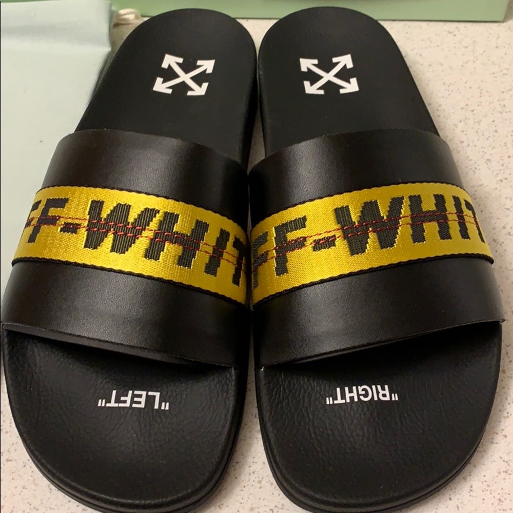 NIB Off-White Sliders